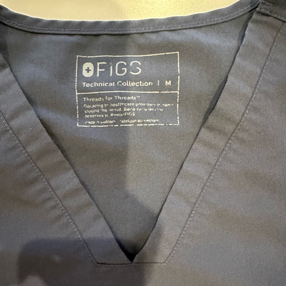 Women’s Figs Casma 3 Pocket Scrubs, Night Sky - Sz. Medium - Picture 4 of 4